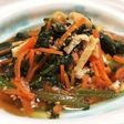 ほうれん草と人参と油揚げのごま煮