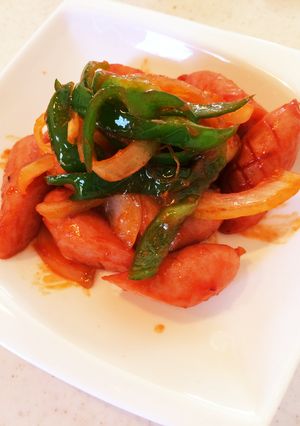 ウィンナーと野菜ケチャップ炒めver簡単-レシピのメイン写真