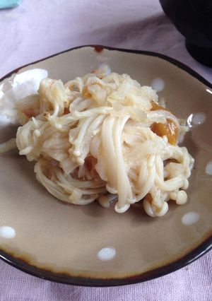 ＊5分！切り干し大根とエノキの梅くた煮＊-レシピのメイン写真
