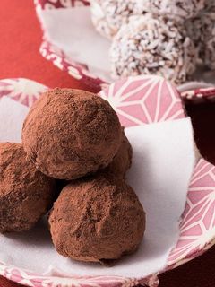 こく梅トリュフチョコ~ほんのり梅酒風味~-レシピのメイン写真