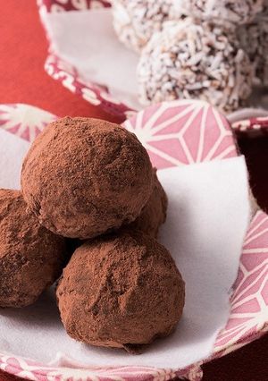 こく梅トリュフチョコ～ほんのり梅酒風味～-レシピのメイン写真