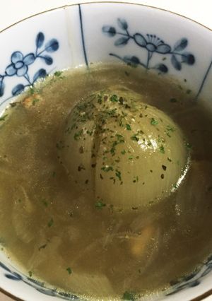 土鍋で作る♪食べるオニオンスープ-レシピのメイン写真