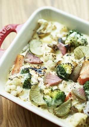 【シェフのレシピ】乾燥野菜のグラタン-レシピのメイン写真
