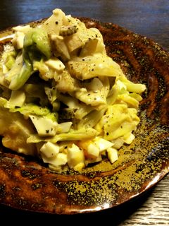 キャベツとゆで卵の和え物-レシピのメイン写真