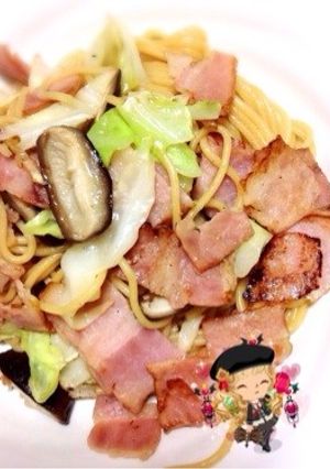 簡単あるもの和風パスタ-レシピのメイン写真