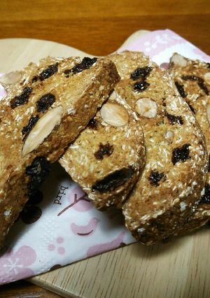 ダイエット☆ガリガリ米ぬかのビスコッティ-レシピのメイン写真