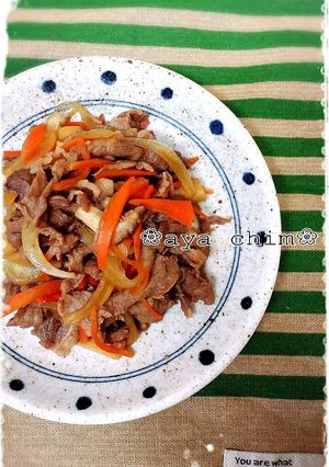 牛コマで❀出汁が効いたすき焼き風炒め煮-レシピのメイン写真