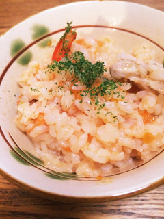 炊飯器で簡単♪まるごとトマトチキンご飯-レシピのメイン写真