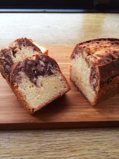 しっとりなココアマーブルパウンドケーキ♪-レシピのメイン写真