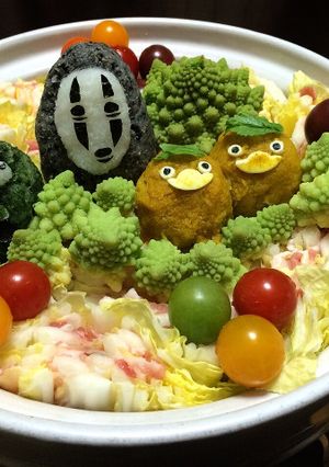 大根おろしアート♡白菜豚肉ミルフィーユ鍋-レシピのメイン写真