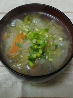 白菜の春雨スープ-レシピのメイン写真