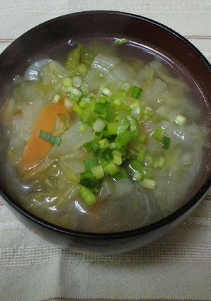 白菜の春雨スープ-レシピのメイン写真