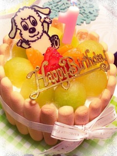 1歳誕生日ケーキ こどもの日 わんわん-レシピのメイン写真