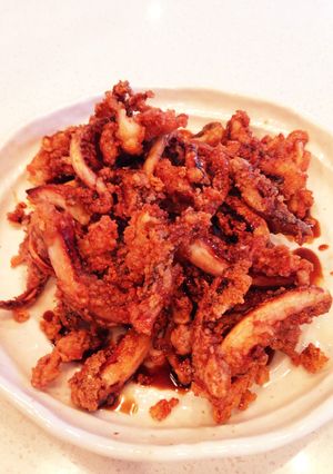 やみつき！甘辛生姜のゲソ揚げ焼き-レシピのメイン写真