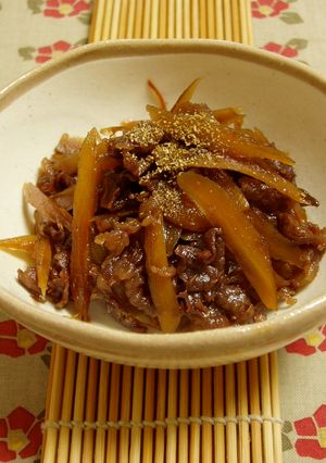 牛肉とゴボウのしぐれ煮-レシピのメイン写真