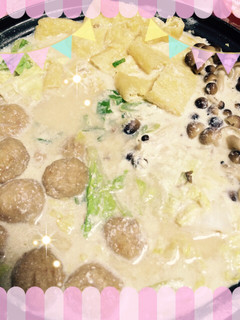 スープが美味しぃ〜！ヘルシー豆乳鍋-レシピのメイン写真