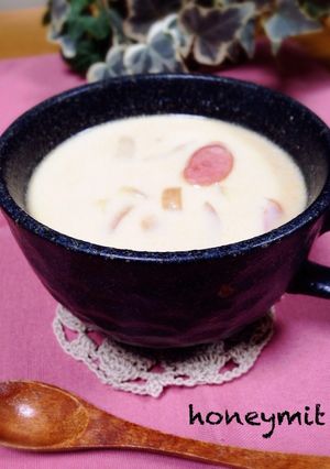チーズin味噌ミルクスープ♪-レシピのメイン写真
