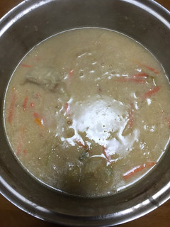 リメイク!鍋の残りで翌日の鍋のベース作り-レシピのメイン写真