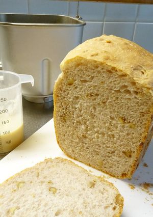 うちのホシノ天然酵母食パン~胡桃♪-レシピのメイン写真