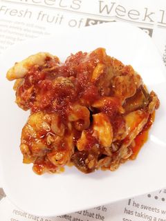 簡単手間いらず!鶏手羽元のトマト煮込み-レシピのメイン写真