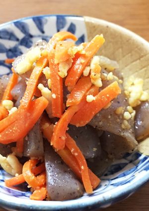 こんにゃく鶏そぼろきんぴら-レシピのメイン写真