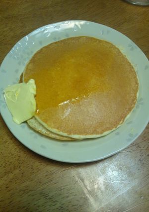 粉から作るふわ軽もちっとホットケーキ生地-レシピのメイン写真