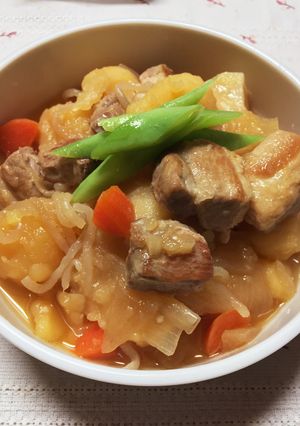 濃厚！とろける豚バラの肉じゃが-レシピのメイン写真