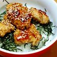 我が家の簡単レンコンつくね丼♪