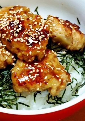 我が家の簡単レンコンつくね丼♪-レシピのメイン写真