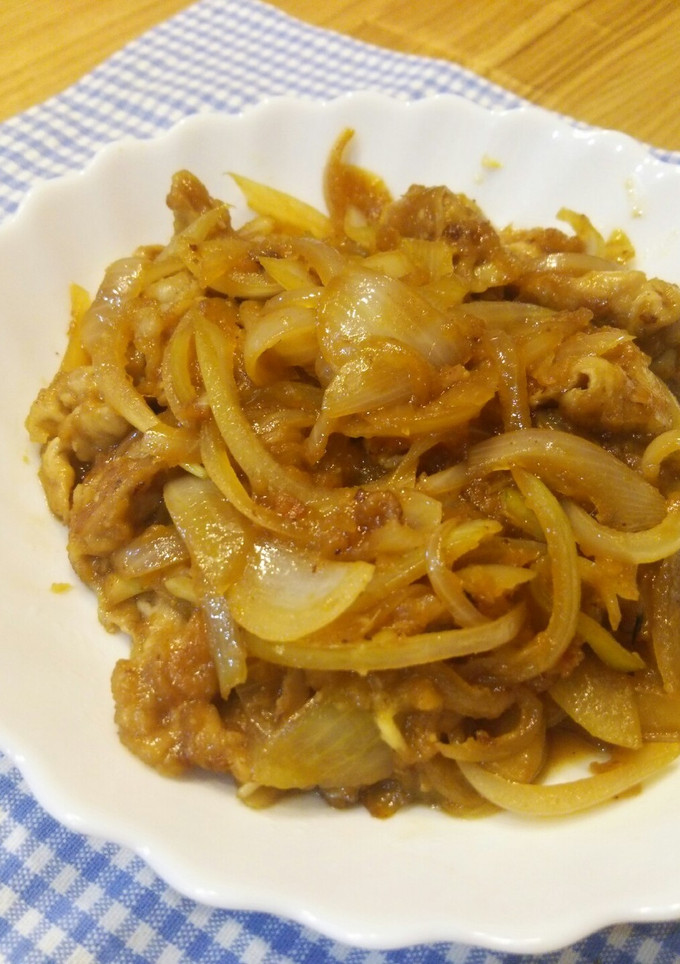 豚こまとたっぷり玉ねぎの生姜焼き-レシピのメイン写真