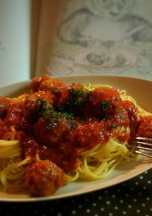 フランシスのスパゲティミートボール-レシピのメイン写真