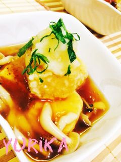 きのこのとろ〜りあんがけ揚げ出し豆腐-レシピのメイン写真