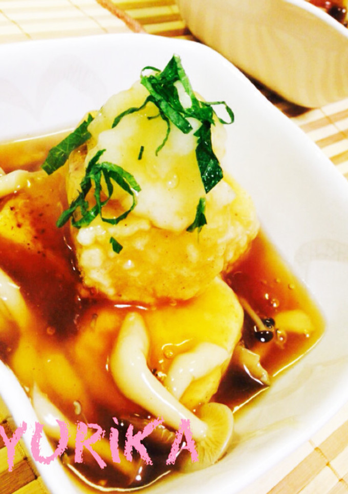 きのこのとろ〜りあんがけ揚げ出し豆腐-レシピのメイン写真