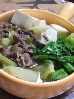 麺つゆで簡単★すき焼き風肉豆腐-レシピのメイン写真