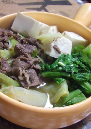 麺つゆで簡単★すき焼き風肉豆腐-レシピのメイン写真