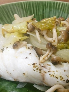 簡単♪野菜たっぷり鱈のフライパン蒸し-レシピのメイン写真