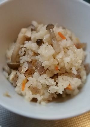 きのこたっぷり♪炊き込みご飯-レシピのメイン写真