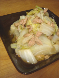 白菜とツナの蒸し煮-レシピのメイン写真