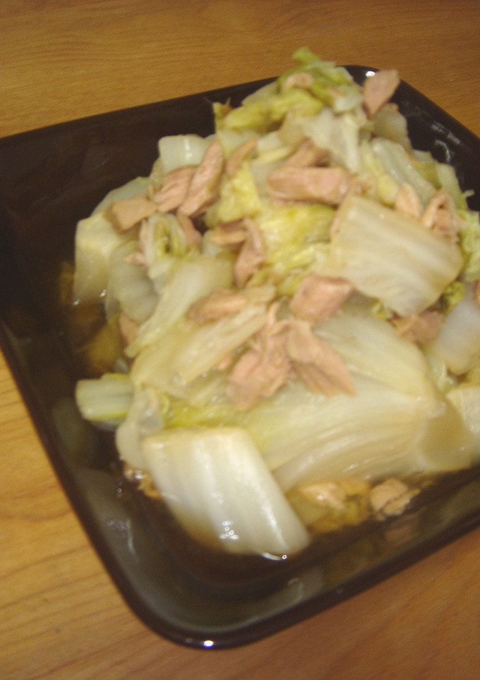 白菜とツナの蒸し煮-レシピのメイン写真