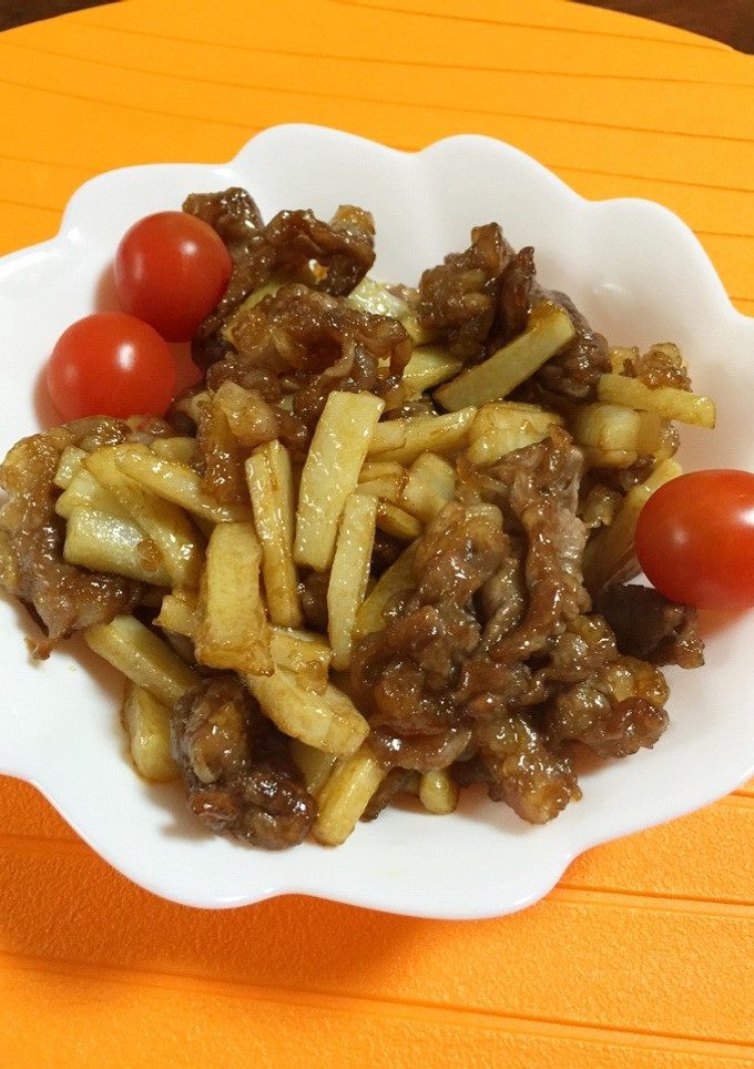 牛肉とれんこんのオイスターソース炒め-レシピのメイン写真