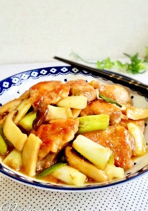 うまいうまい！鶏とネギの味噌バター-レシピのメイン写真
