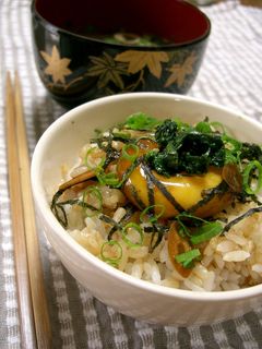 卵黄の大葉にんにく醤油漬け(卵かけご飯)-レシピのメイン写真