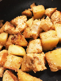簡単!鶏肉ポテトのごま味噌焼き☆-レシピのメイン写真