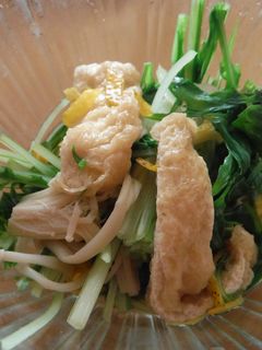 水菜とえのき茸の煮びたし-レシピのメイン写真