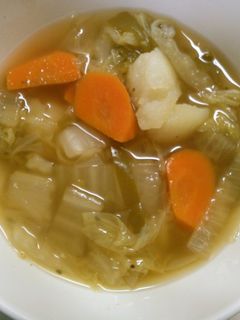 セロリ 白菜 野菜の 簡単 煮込みスープ-レシピのメイン写真