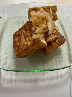 厚揚げのピリ辛新玉ねぎがけ-レシピのメイン写真