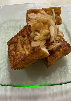 厚揚げのピリ辛新玉ねぎがけ-レシピのメイン写真