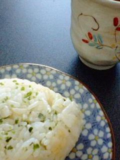 一人ごはん♪味噌バター青海苔おむすび-レシピのメイン写真