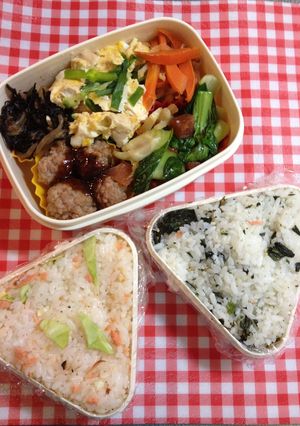 今日のヒデくん弁当-レシピのメイン写真