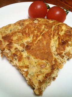納豆のオープンオムレツ♬-レシピのメイン写真